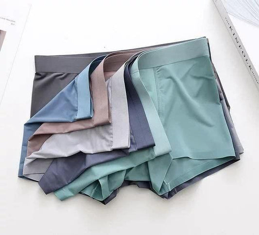 Men’s Ice Silk Boxer Briefs | Pack of 5 – Soft, Breathable & Comfortable