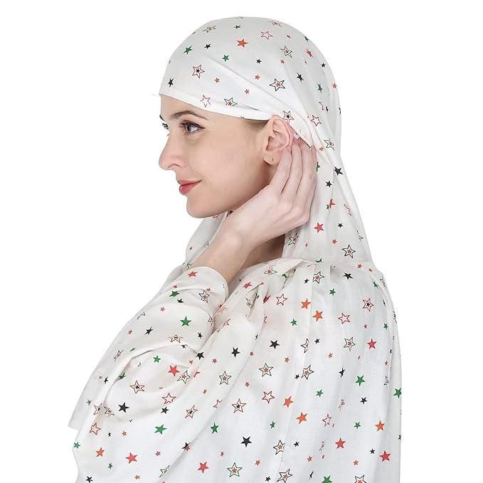 Cotton Long Scarf & Face Mask | Soft, Breathable & Multi-Purpose