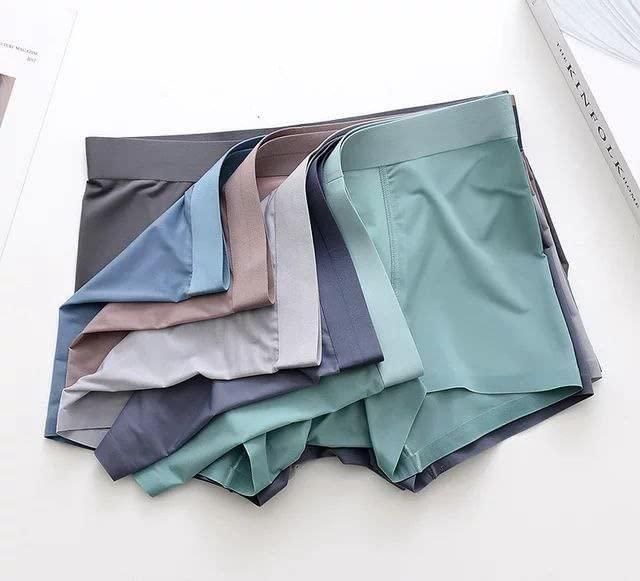 Men’s Ice Silk Boxer Briefs | Pack of 3 – Soft, Breathable & Comfortable