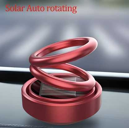 Solar Power Rotating Air Freshener – Long Lasting French Fragrance