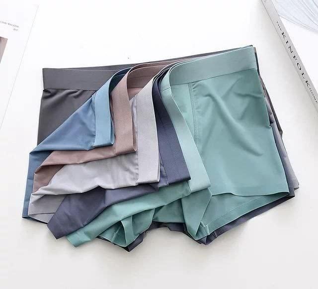 Men’s Ice Silk Boxer Briefs | Pack of 5 – Soft, Breathable & Comfortable