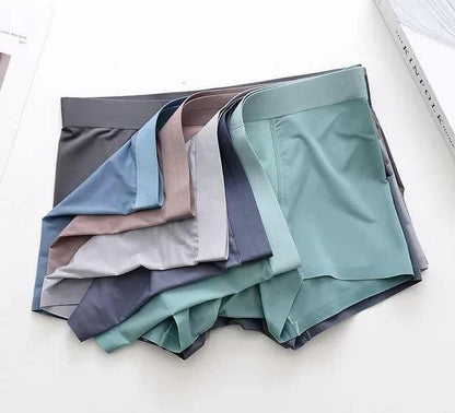 Men’s Ice Silk Boxer Briefs | Pack of 5 – Soft, Breathable & Comfortable