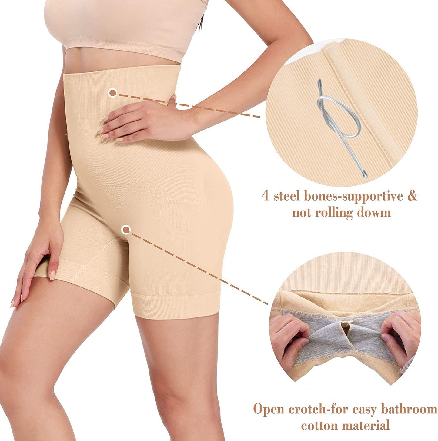 4-in-1 Quick Slim Body Shaper | Tummy, Back, Thighs & Hips Support