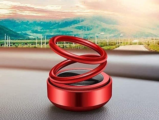 Solar Power Rotating Air Freshener – Long Lasting French Fragrance
