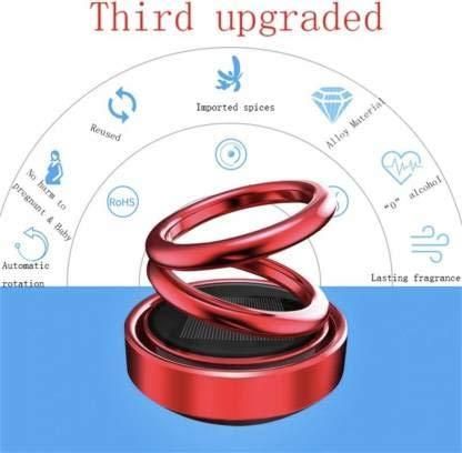 Solar Power Rotating Air Freshener – Long Lasting French Fragrance