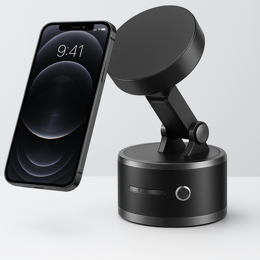 Magnetic Suction Phone Holder | Strong Vacuum Grip for Secure Mounting