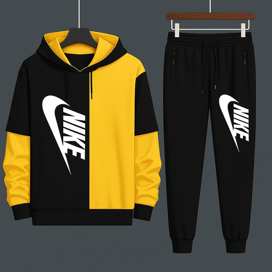 Men’s Lycra Printed Track Suit | Full Sleeves, Regular Fit – Comfortable & Stylish